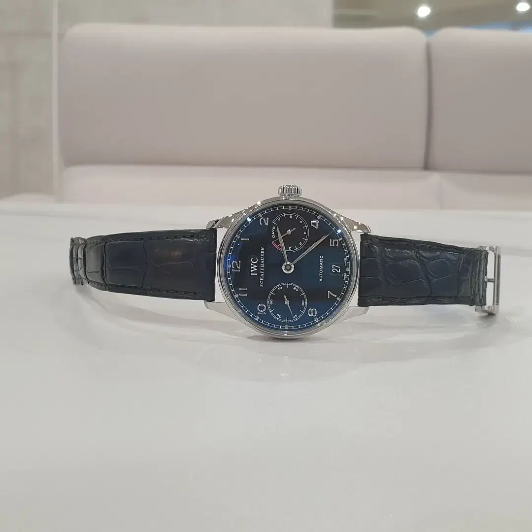 IWC 포르투기저 세븐데이즈 IW500109 부엉이 검판 포르투기즈