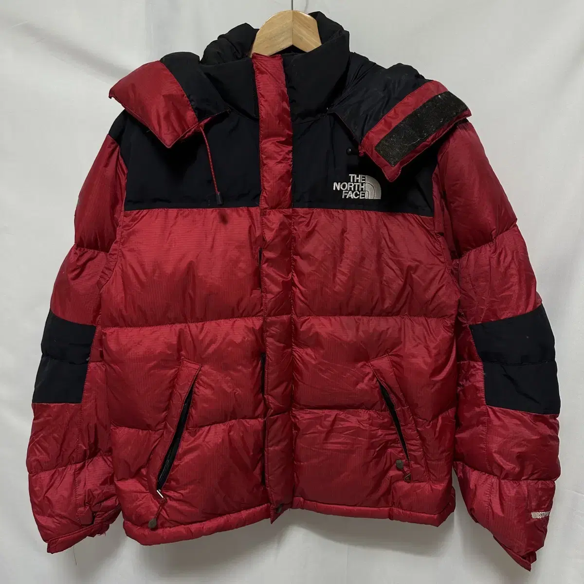 [Genuine/M] The North Face 700 Windstopper Goose Down Red Padding