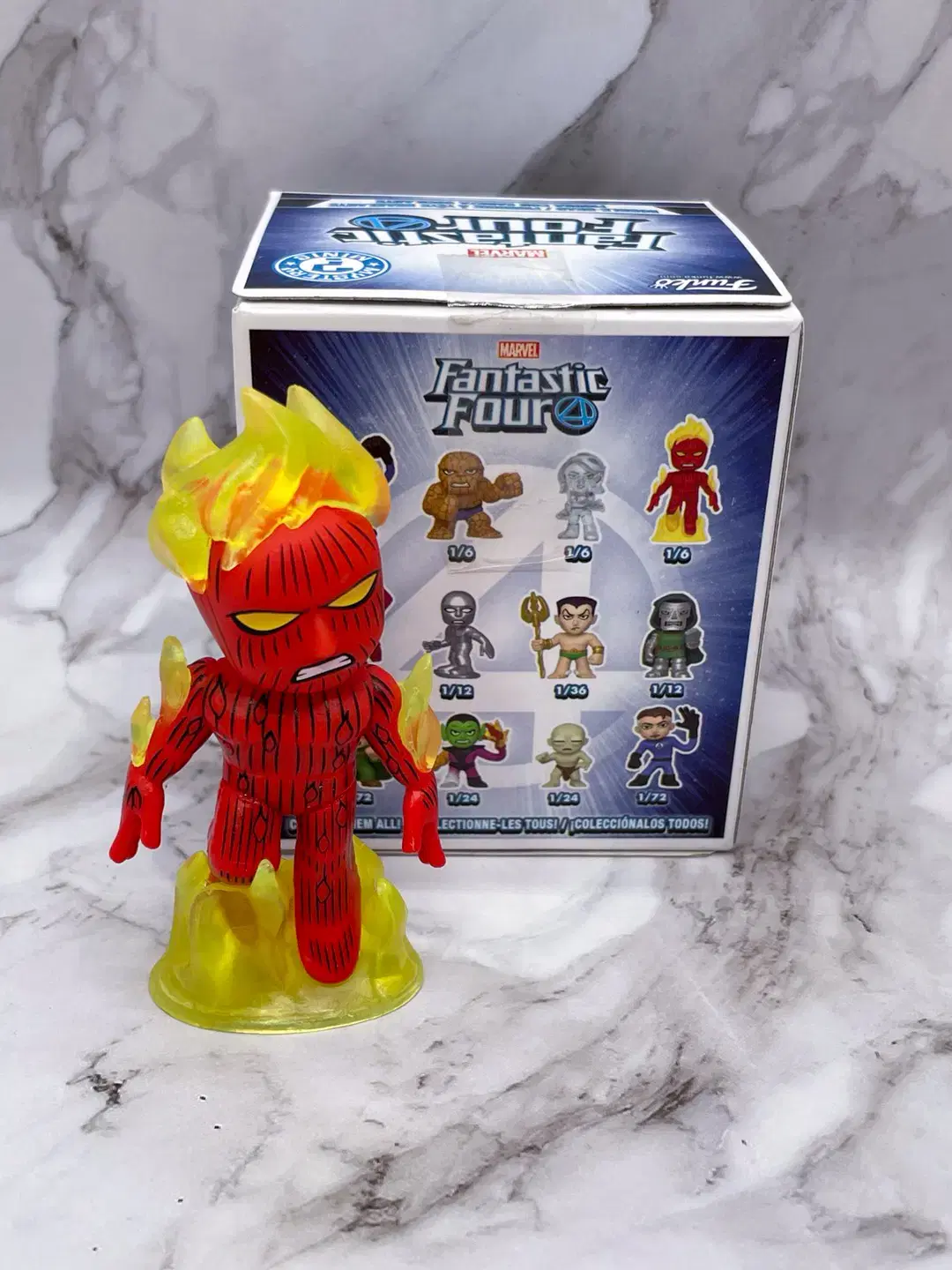 funko funko mystery mini fantastic4 human torch