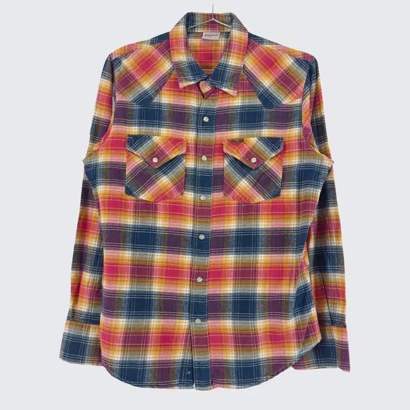 [Calhart] Cotton Check Western Shirt Southern for Men 95