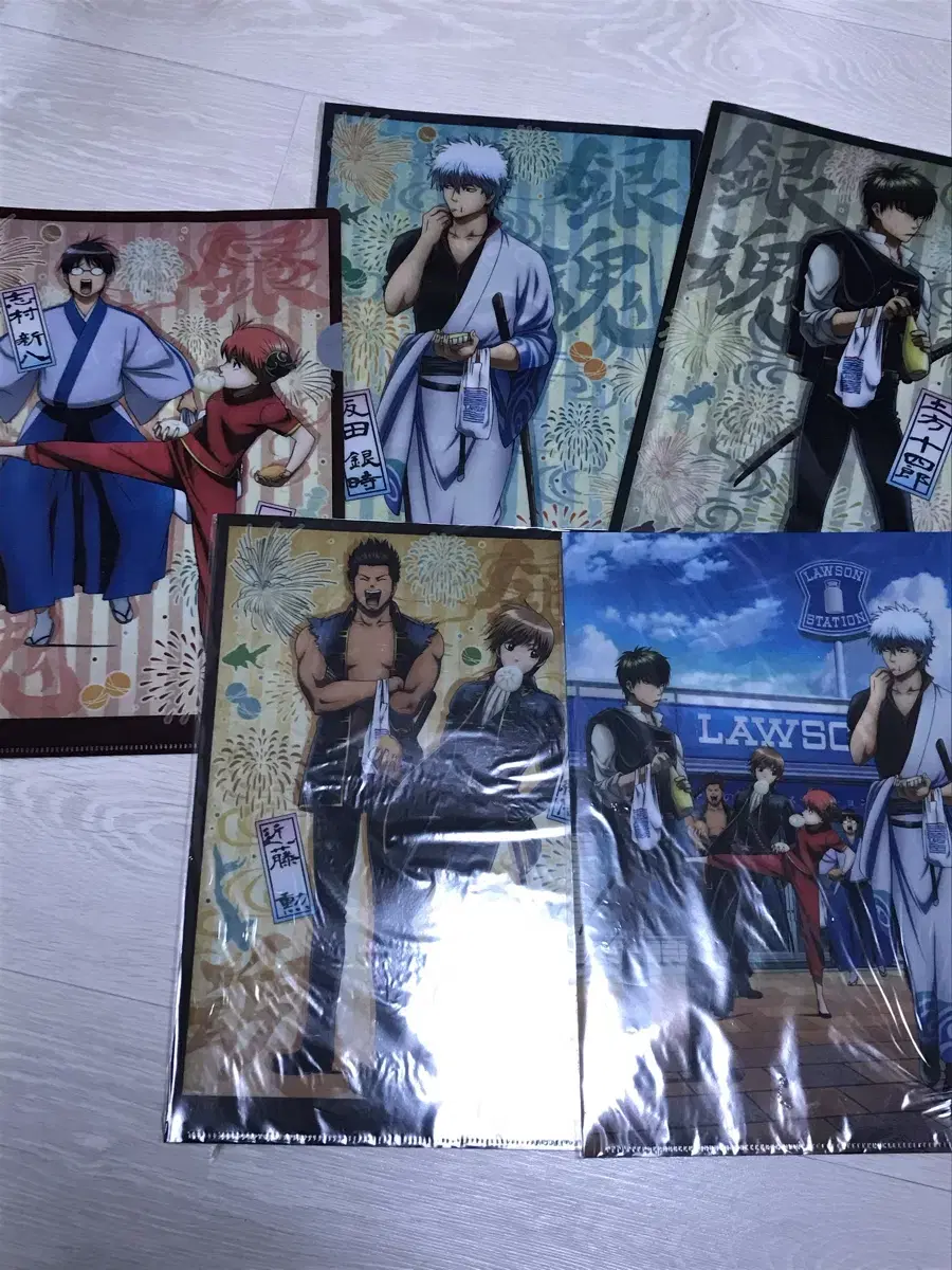 Gintama The Final Movie Edition Lawson Limited pre-order benefit File sealed GintokiHijikataLookupFigure