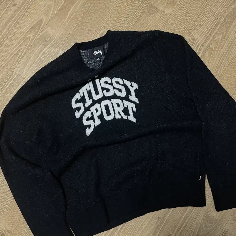 스투시 Stussy Sport Sweater Black (L size)