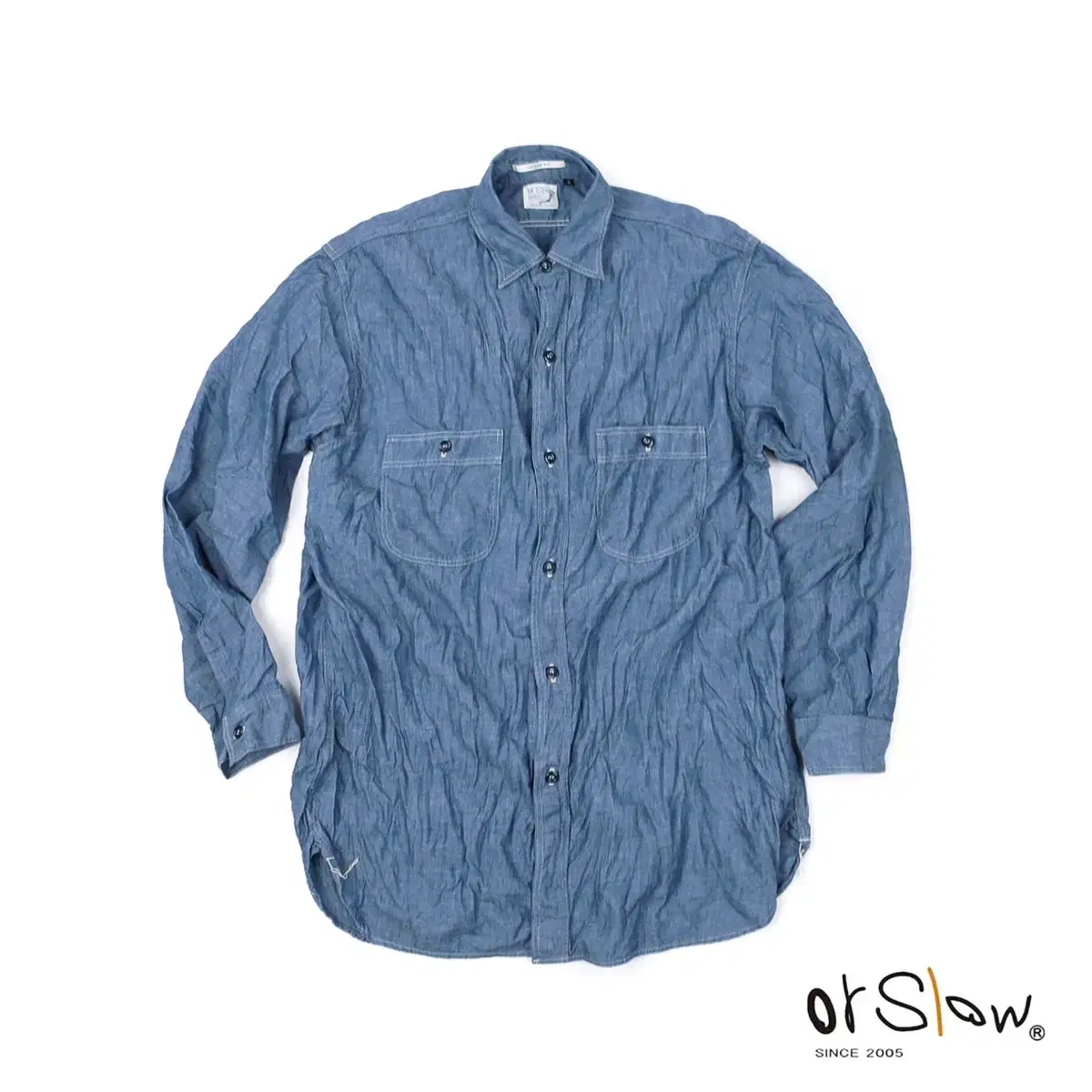 Oarslow chambray shirt Vintage fit 3 sizes