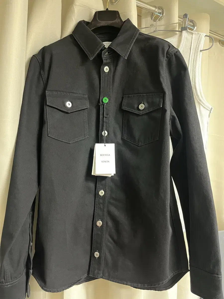 Bottega Bottega Black Denim Shirt Jacket (Quick sale)