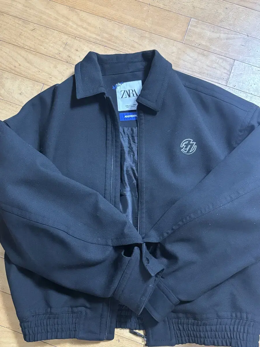 Zara x Adidas Oversized Collar Bomber Jacket