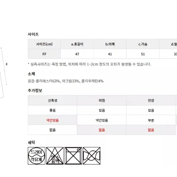 LAP 랩 꽈배기 크롭 니트 가디건 그레이