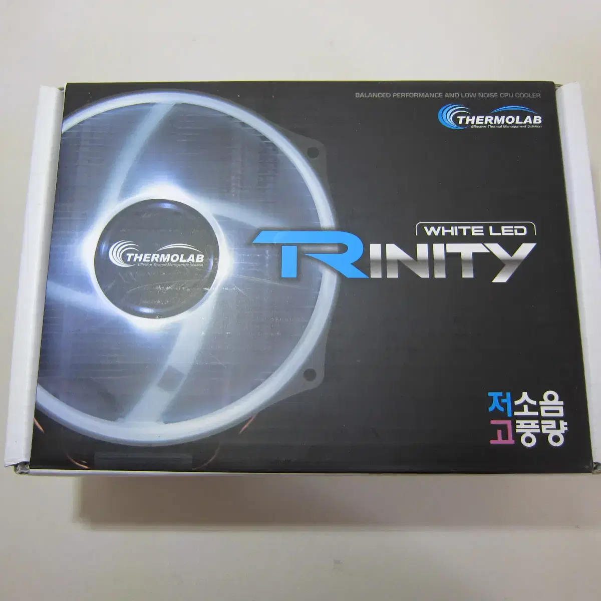 [CPU쿨러] 써모랩 TRINITY WHITE LED 박스풀