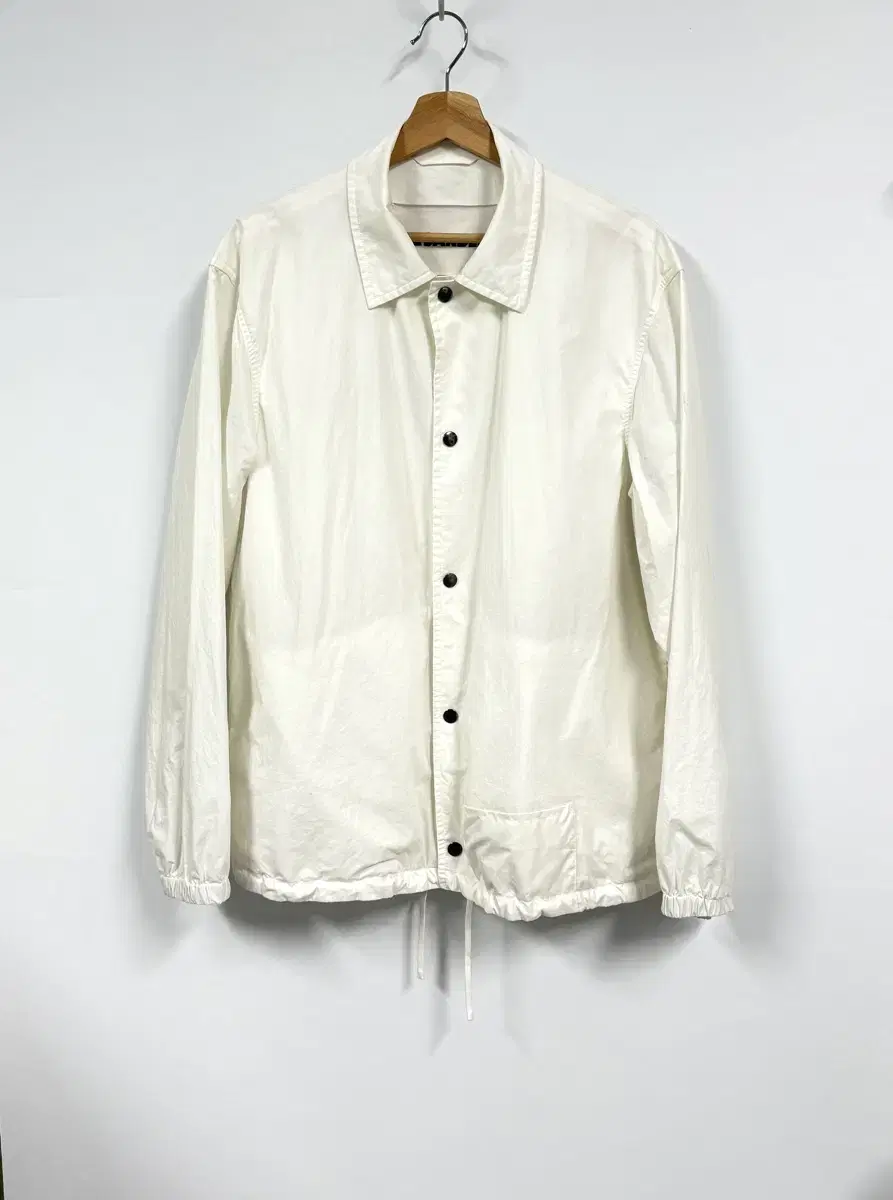 JIL SANDER JIL SANDER Back logo off-white coach jacket