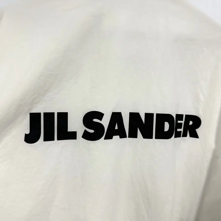 JIL SANDER 질샌더 백로고 오프화이트 코치 자켓