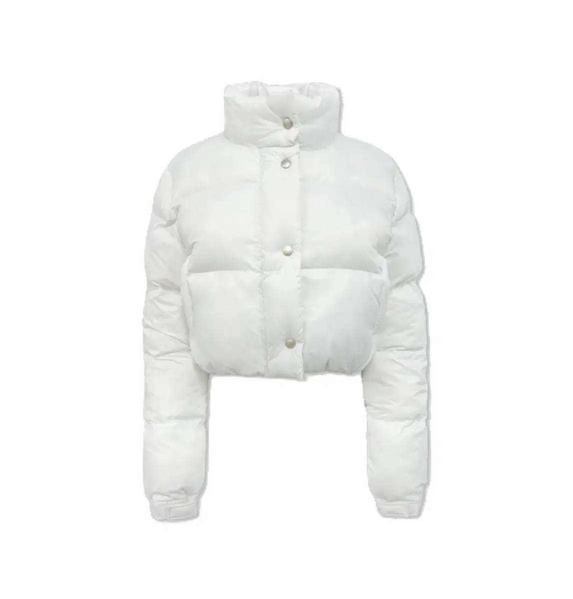 Pale Jade Basic Crop Hooper Padded