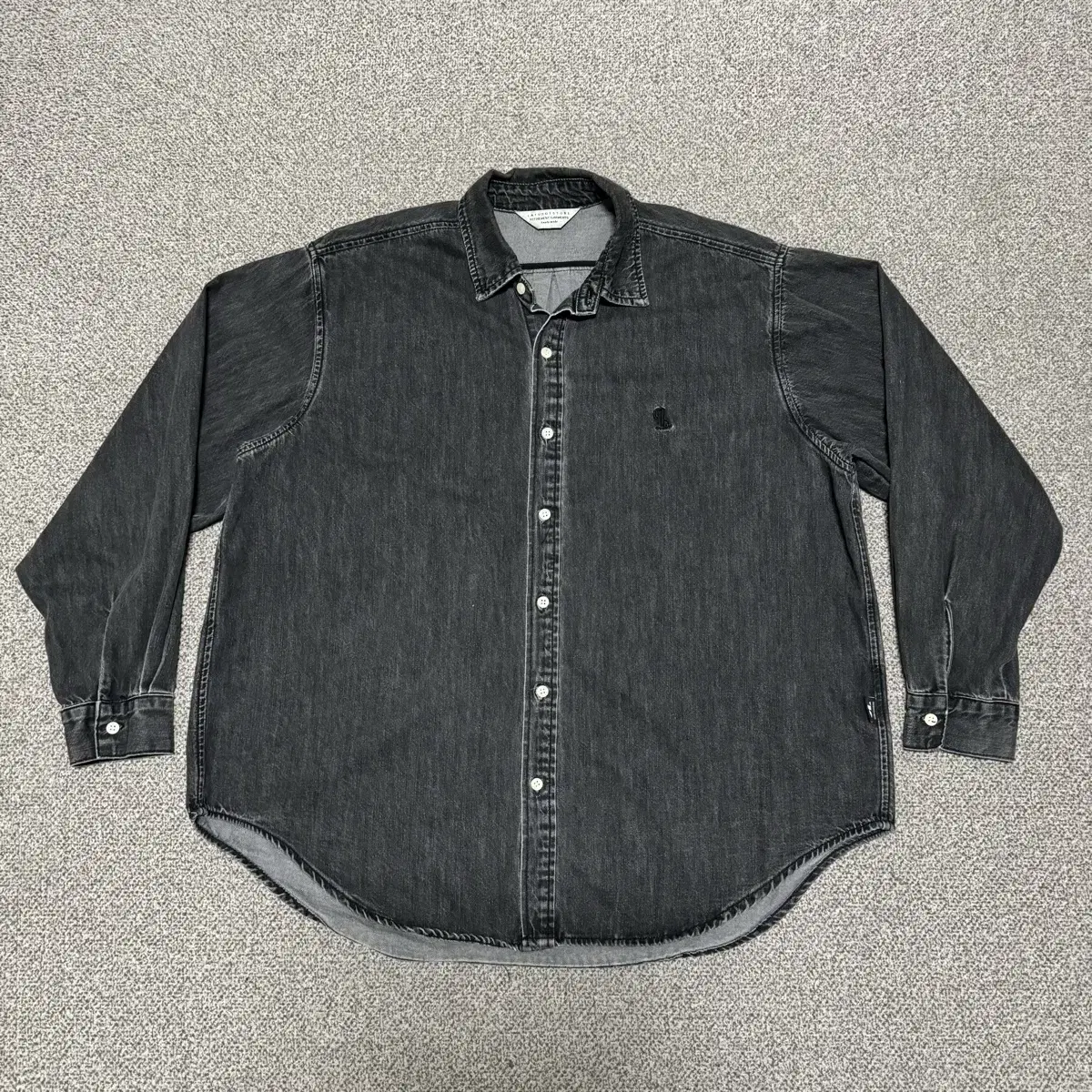 M Rafferty Store Black and Blue Denim Shirt