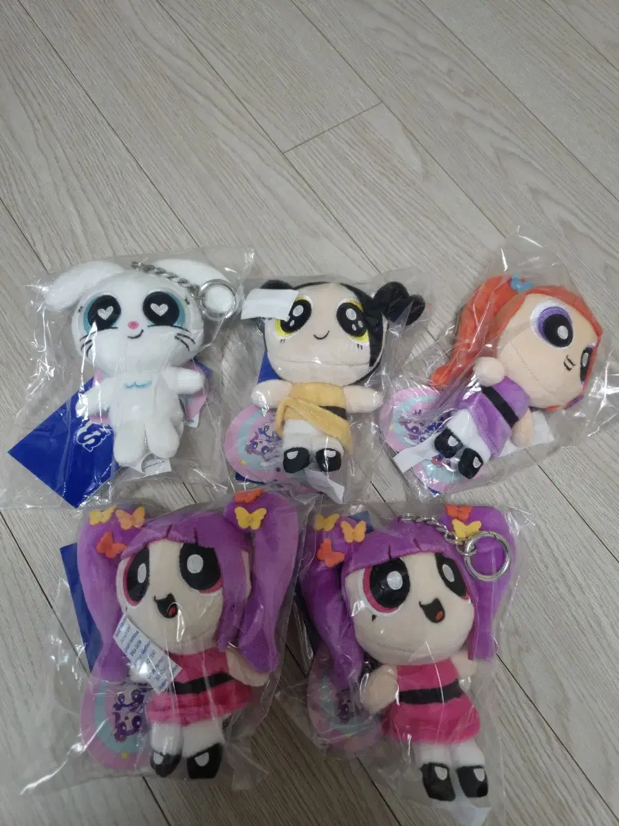 New Jeans Powerpuff Girls doll Keyring