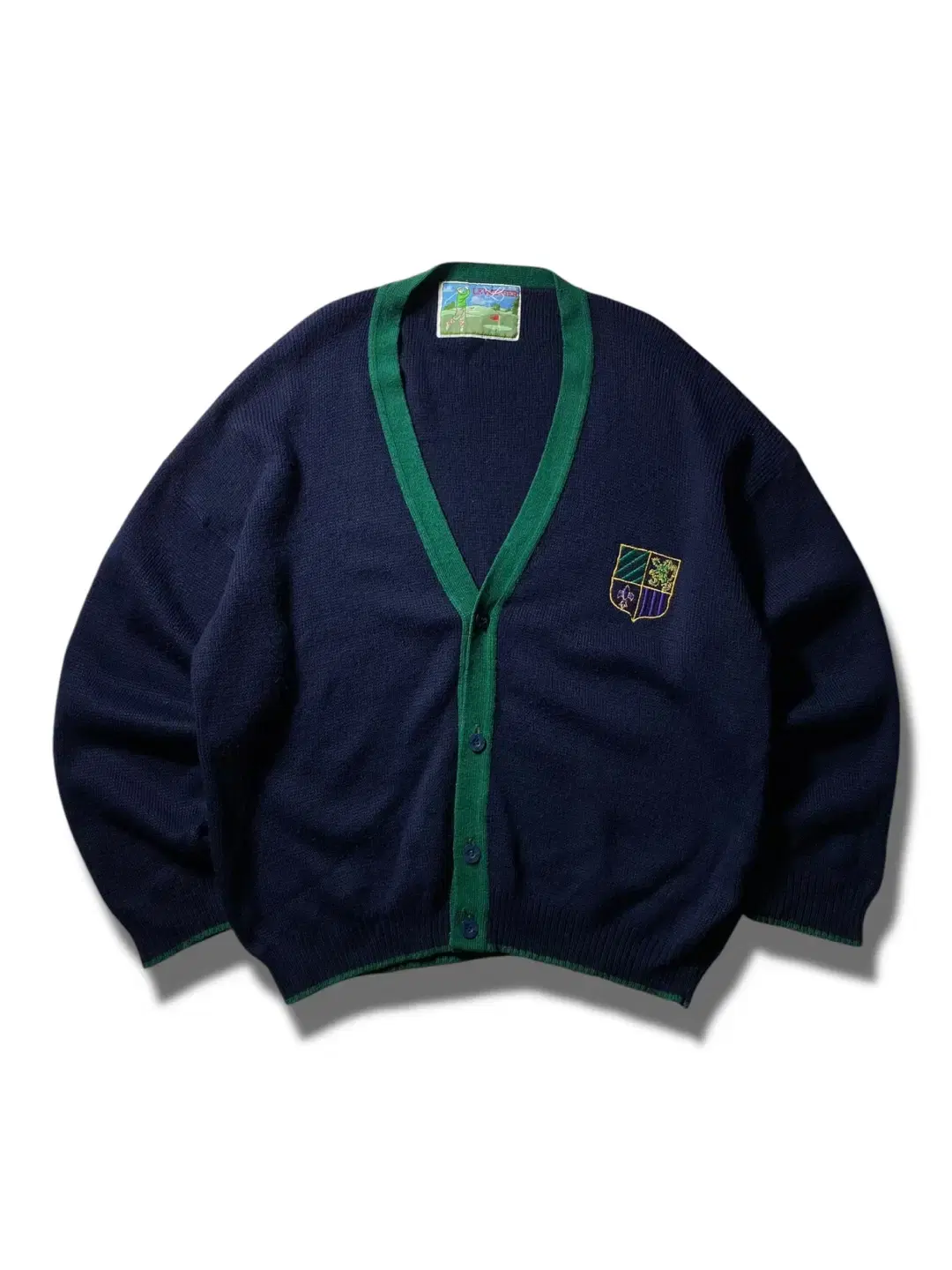 [L-XL] 1980-90's LEWINGER vintage wool knit cardigan