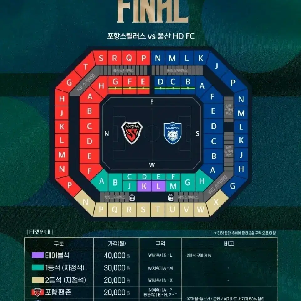 2024 코리안컵 결승 울산 VS 포항