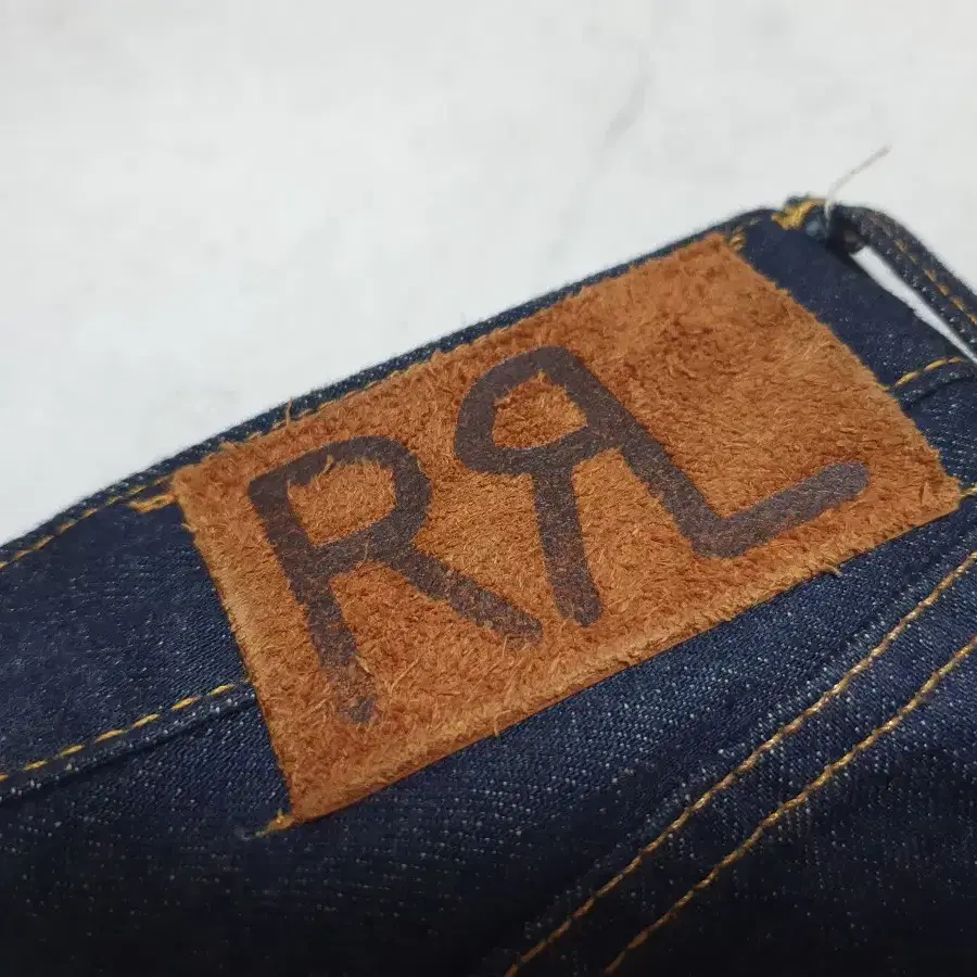 rrl 스트레이트핏 원스 워시 셀비지 진 [28x30]