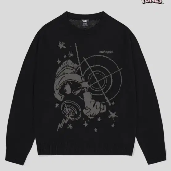 마하그리드 니트 (MARVIN KNIT SWEATER BLACK)