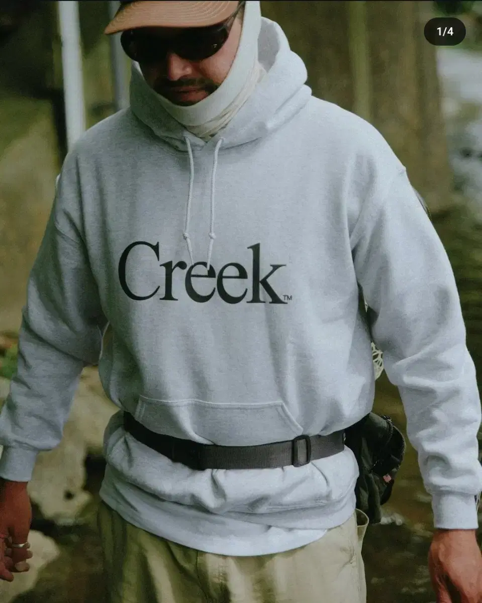 CREEK ANGLERS DEVICE Hoodie Grey XL