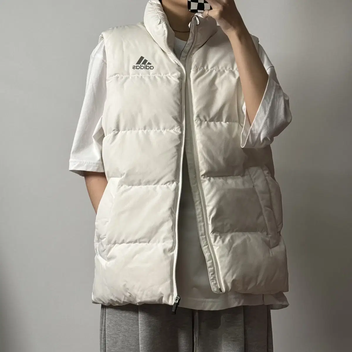 adidas Padded Vest White L [112504]