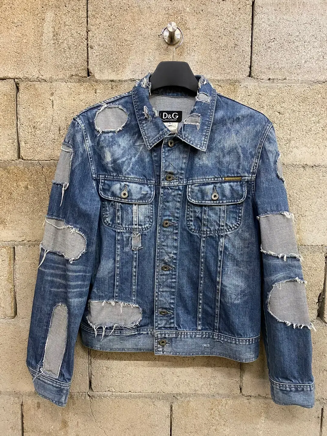 Dolce & Gabbana Damaged Denim Jacket