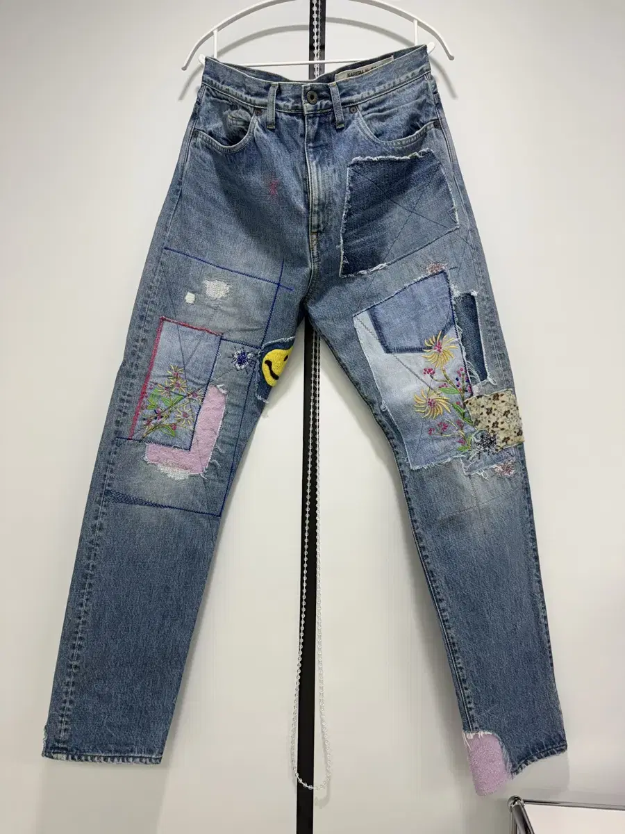 Capital Denim Okavili Pants Gypsy Patch Remake bloo 36