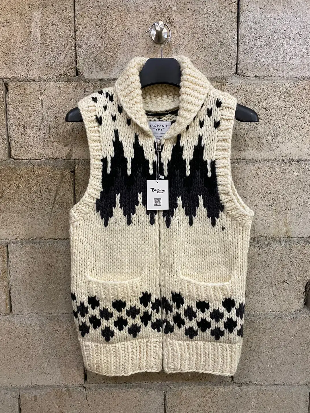 Vintage Chaopanic Cowichan Knit Vest