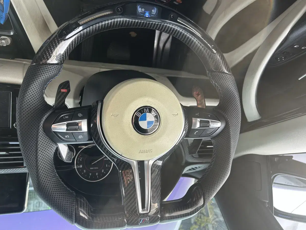 bmw led m퍼포먼스 핸들 리얼 카본 핸들