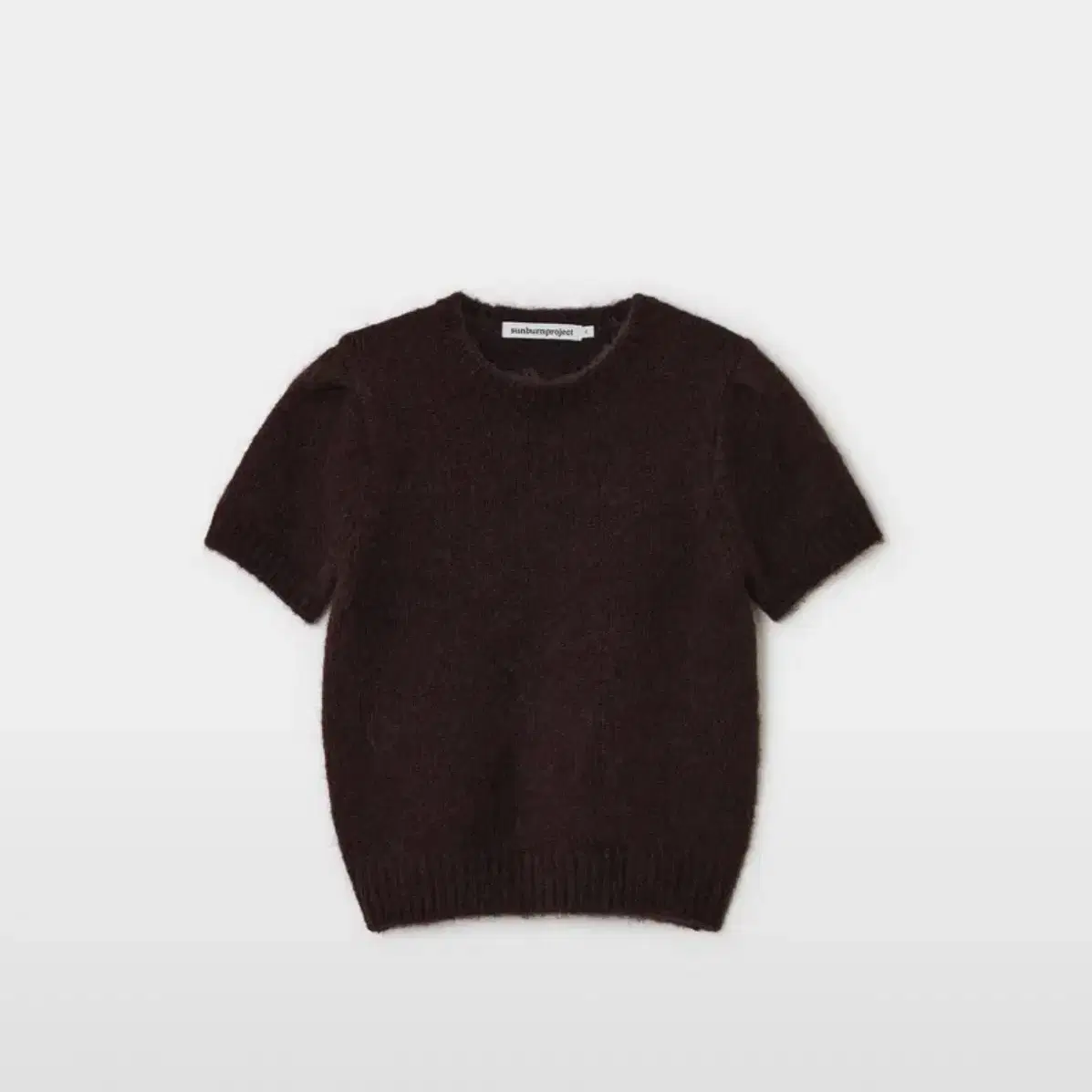 썬번프로젝트 Half Wool Knit (BROWN)