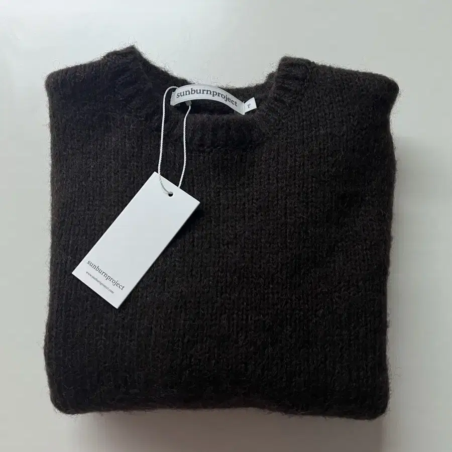 썬번프로젝트 Half Wool Knit (BROWN)