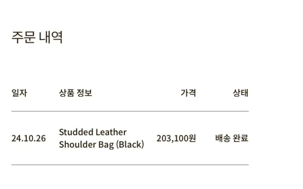 Studded Leather Shoulder Bag (Black) 가방판