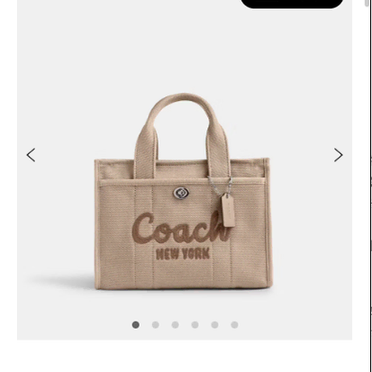 코치 Coach 카고 토트 핸드백