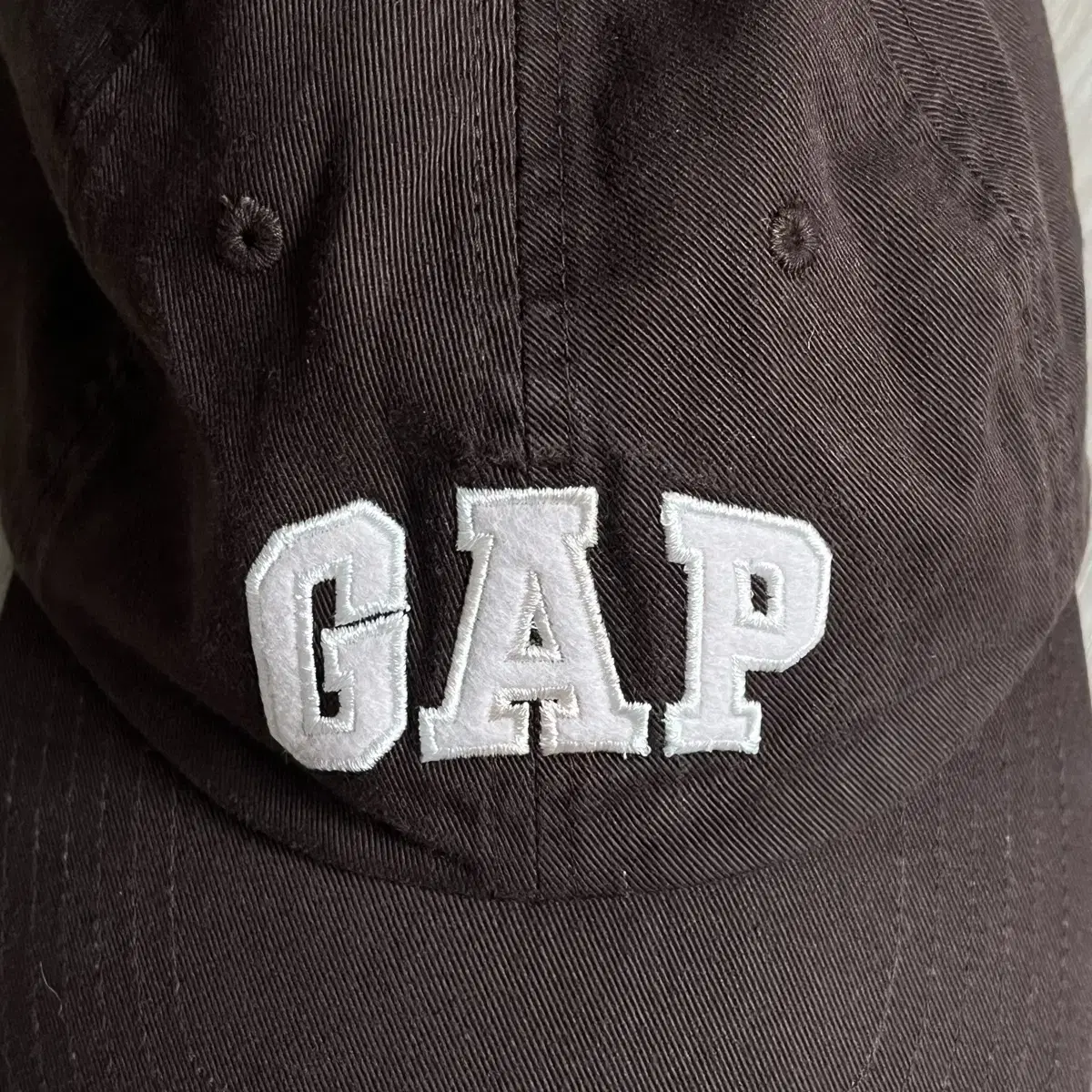 (택포) GAP 갭 모자 브라운 연핑크