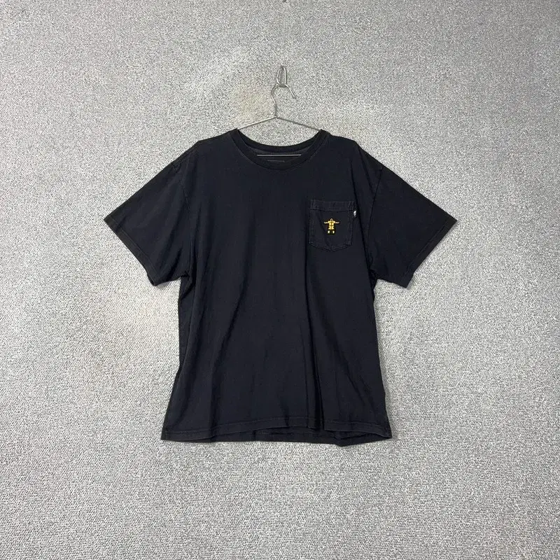 The North Face Black Logo Overfit Short Sleeve Tee L