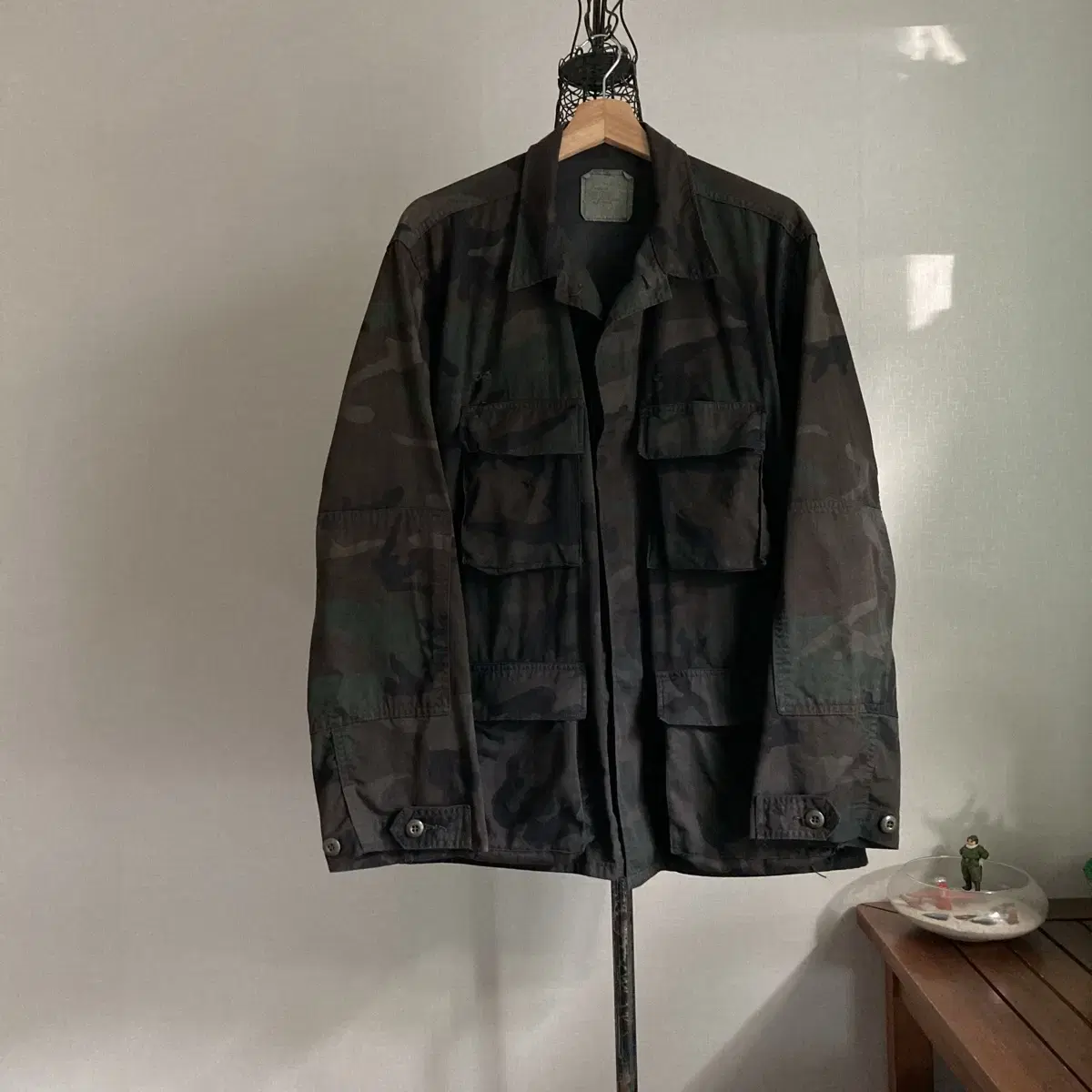 Original US Army Woodland BDU black dyed (M-R)