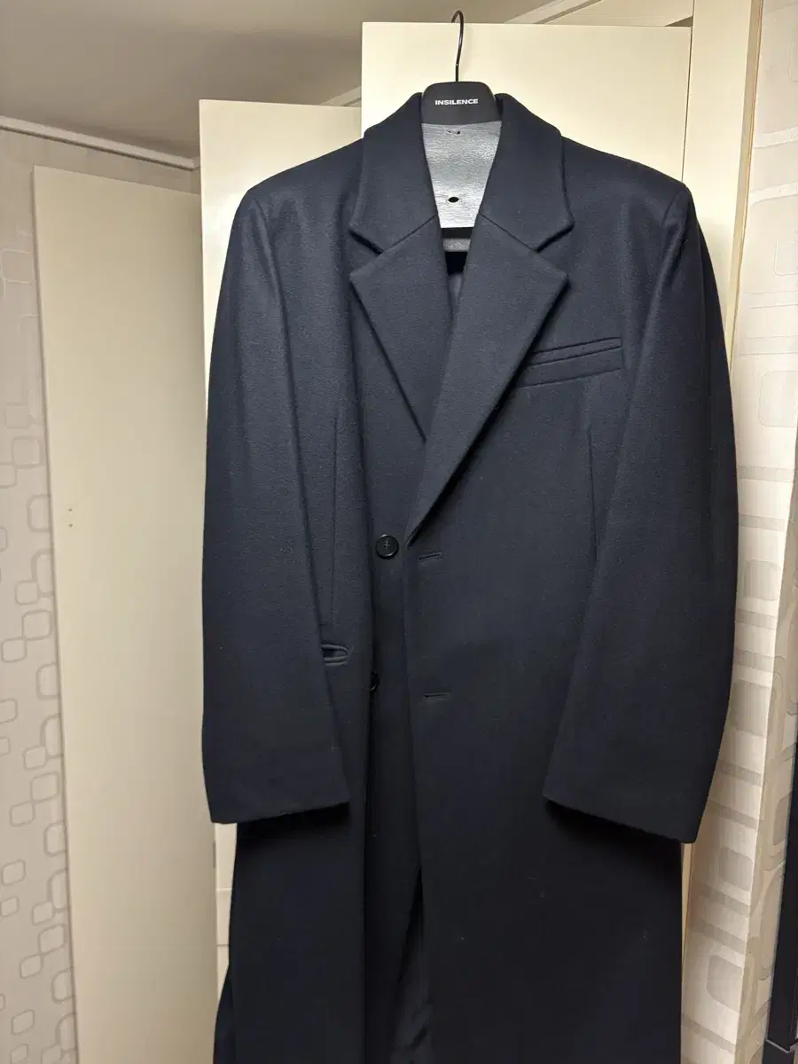 Insilence Wool and Cashmere Half Double Coat