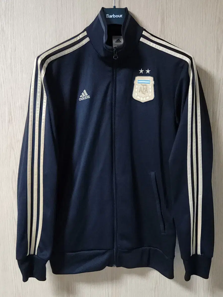 (pictured) Adidas Argentina Jersey Track Top Black