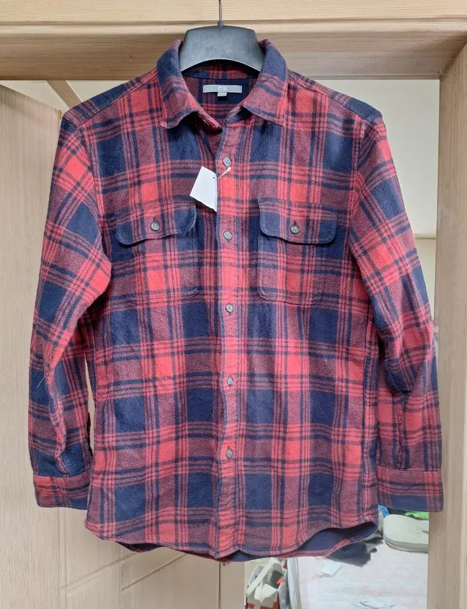 Unused Uniqlo Men's Long Sleeve Y Shirt Red Size M (90s,Winter)