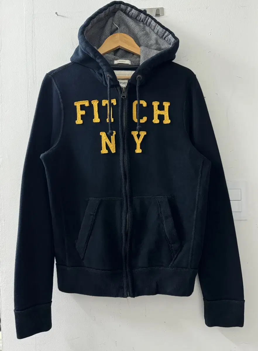 Abercrombie & Fitch Unisex Brushed Hooded Zip-Up _ JINNAVI