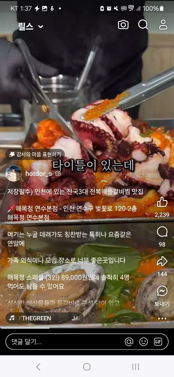 정품) 나이기 550필 오리털 패딩조끼 95~핏한100사이즈까지