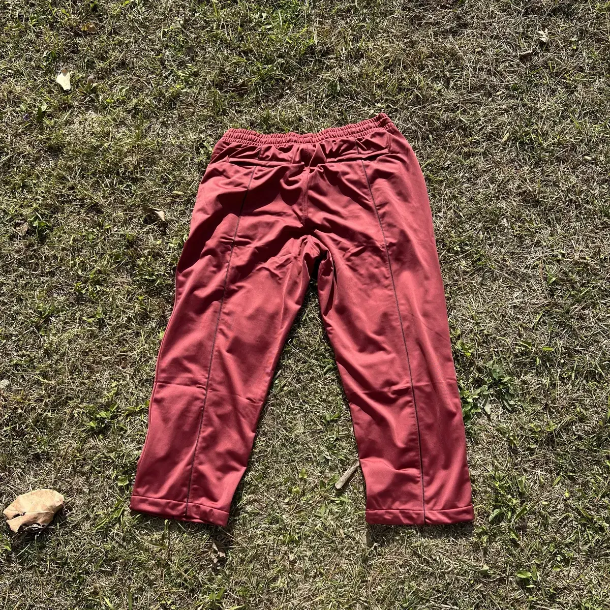 adidas burgundy vintage pants