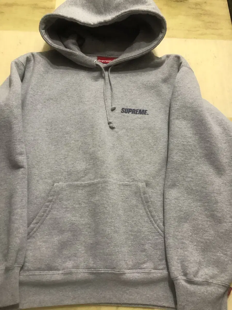 Supreme Crown Hooded Sweatshirt Heather Gray