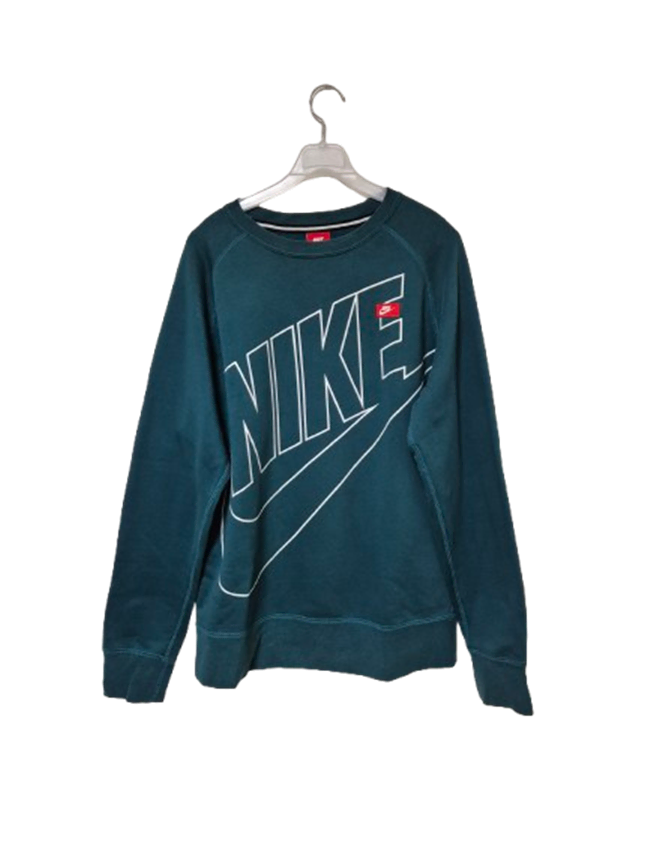 Nike Authentic Big Logo Printed Men's Long Sleeve T-Shirt Overfit100