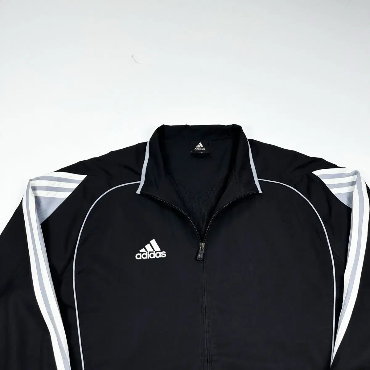 adidas Original Retro Black Windbreaker Jacket (XXL)