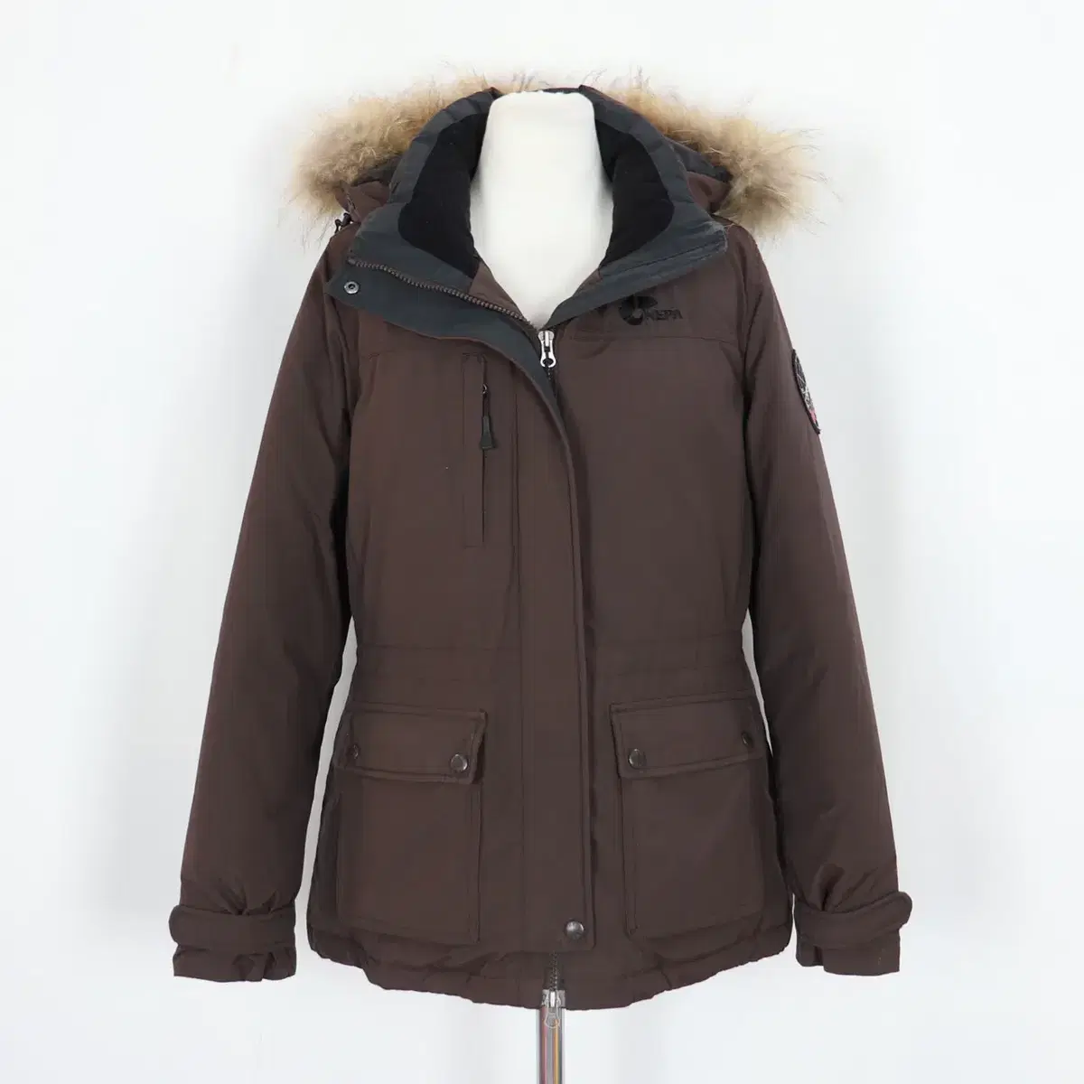 Nepa Women's Duck Down Puffer Jacket Brown 95 Permanent