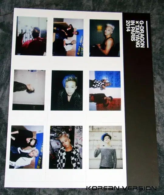 Bulk) BIGBANG Goods G-Dragon G-Dragon taeyang polaroid Photo Card photocard Rare Card