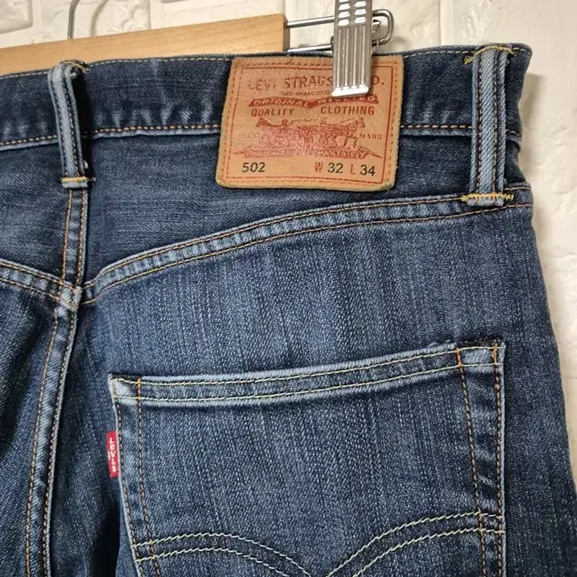 리바이스LEVIS 502 정품 남성 데님 일자청바지34