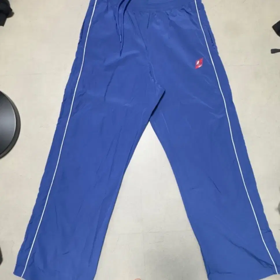 Martine rose blue wide leg trackpants