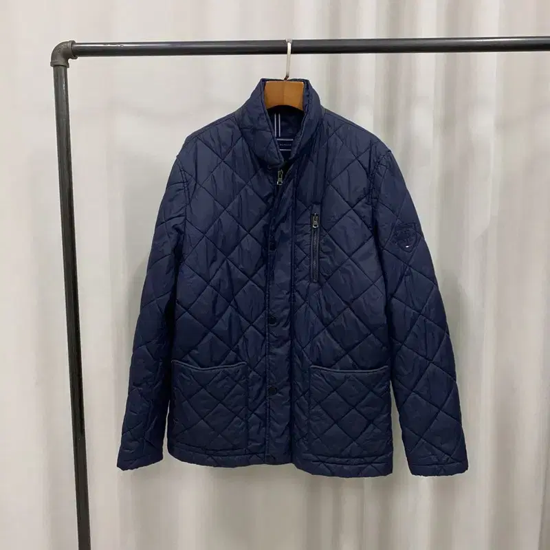 Tommy Hilfiger Navy Quilted Jacket Padded 95 A07105