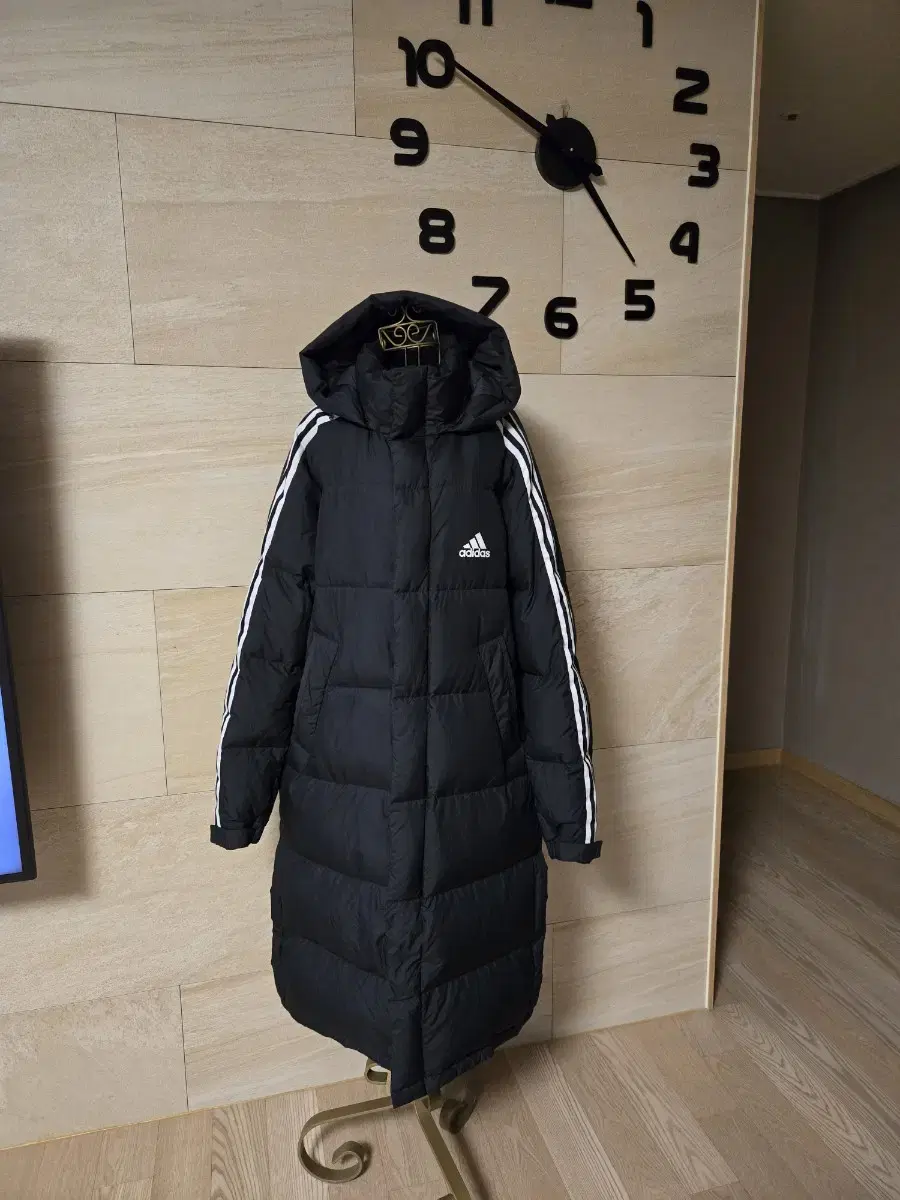 [XL] adidas Men's Down Long Padded Jacket