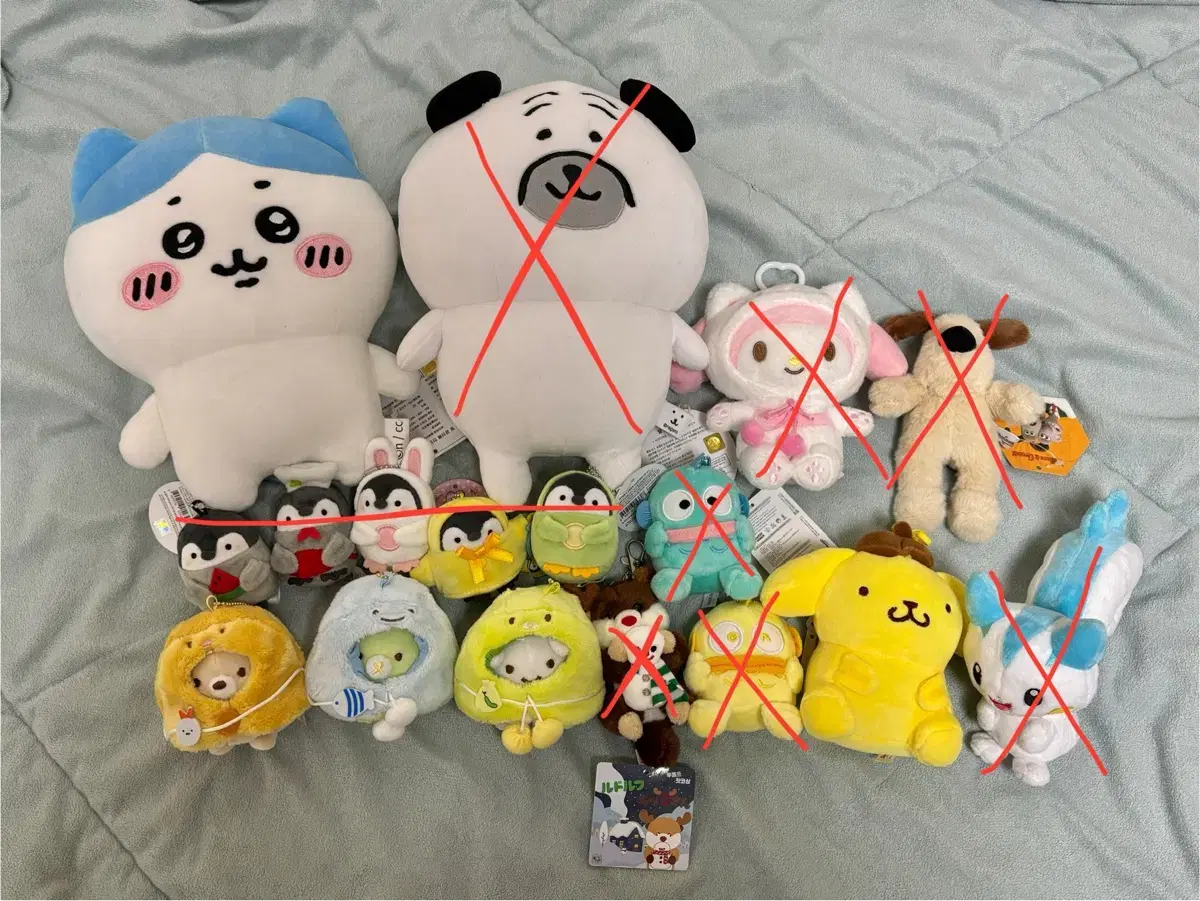 Cheap dolls (Munchkin Chiikawa, Sanrio, Koupen-chan, Sumikogurashi, etc.)