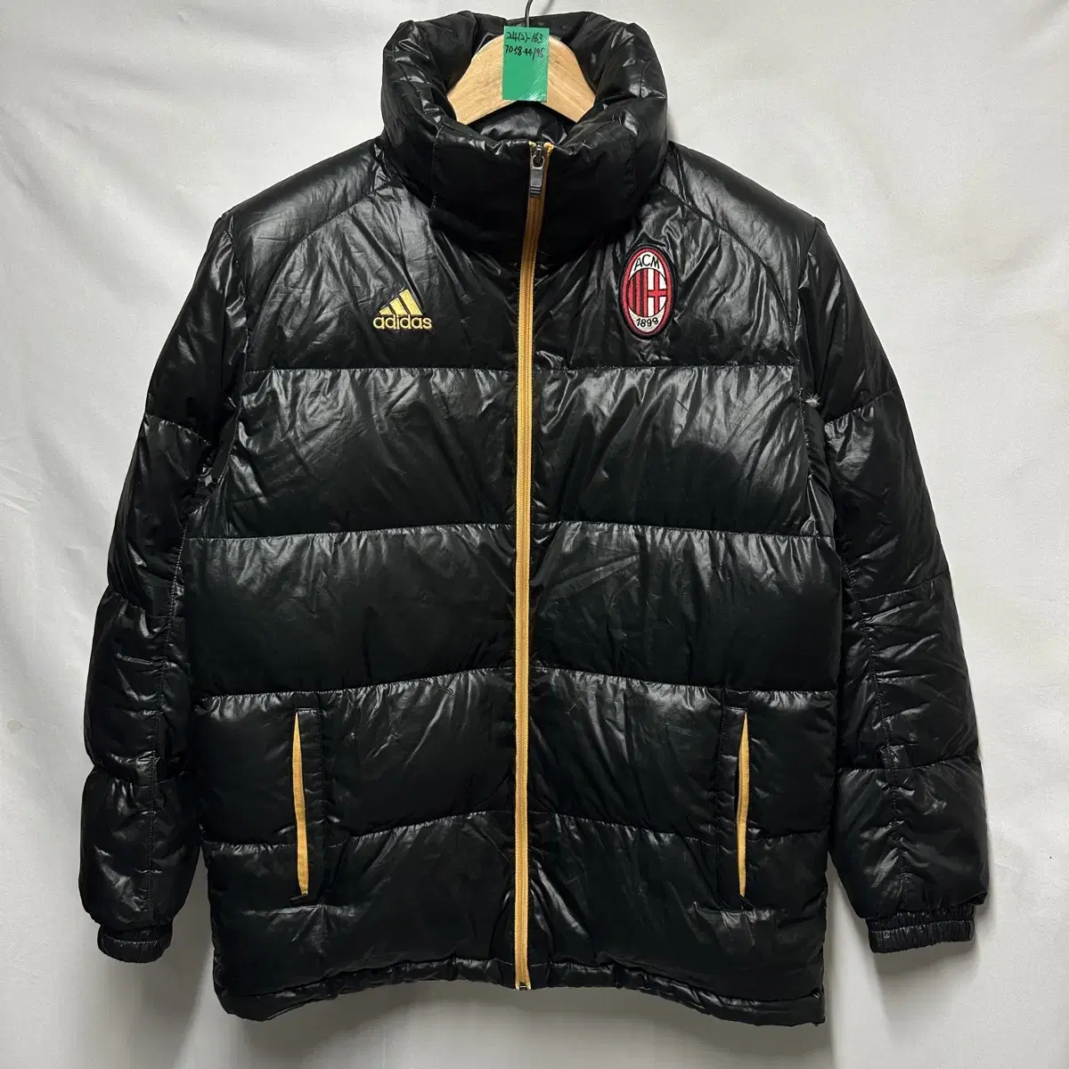 [Genuine/95] Adidas AC Milan Goose Down Black Padding